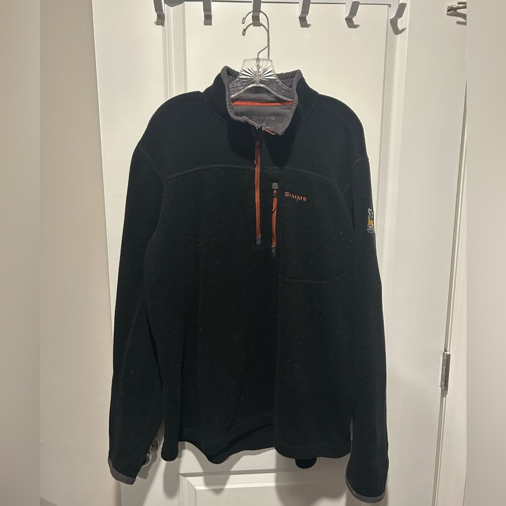 Simms Rivershed Half-Zip Sz XXL